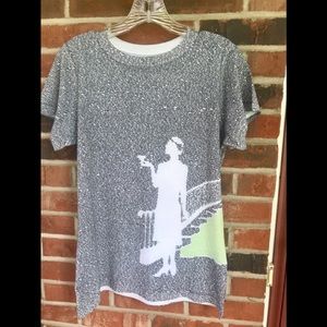 ladies M shirt with “The Great Gatsby” on it.